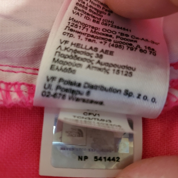 The North Face pink linen blend chino shorts size 2 long - Picture 12 of 14